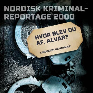 Hvor blev du af, Alvar? – omslag til lydbogen af Diverse