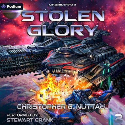 Stolen Glory – omslag til lydbogen af Christopher G. Nuttall