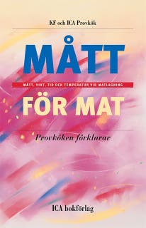 Mått för mat – omslag till ljudboken av ICA Provkök,