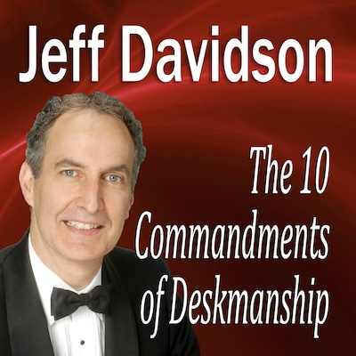 The 10 Commandments of Deskmanship – omslag til lydbogen af Made for Success