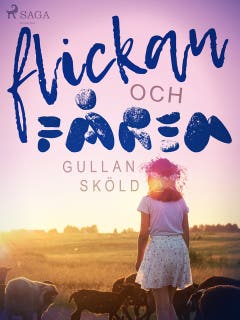 Flickan och fåren – omslag till ljudboken av Gullan Sköld