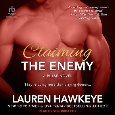 Claiming the Enemy – omslag til lydbogen af Lauren Hawkeye