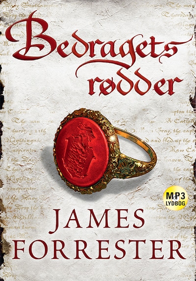 Bedragets rødder – omslag til lydbogen af James Forrester