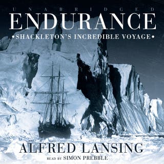 Endurance: Shackleton’s Incredible Voyage – omslag van het luisterboek
