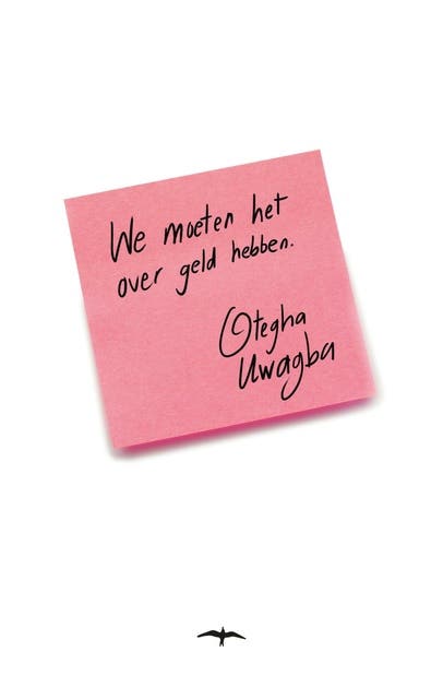 We moeten het over geld hebben – omslag van het luisterboek van Otegha Uwagba