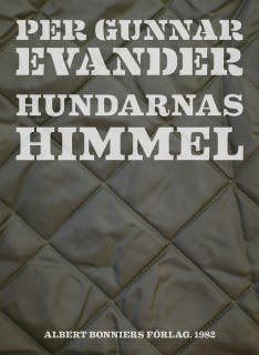 Hundarnas himmel – omslag till ljudboken av Per Gunnar Evander