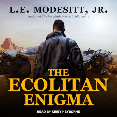 The Ecolitan Enigma – omslag til lydbogen af L. E. Modesitt, Jr.