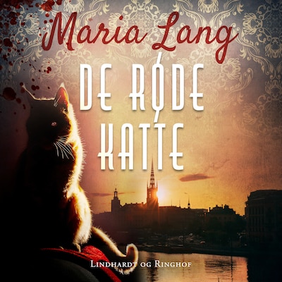 De røde katte – omslag til lydbogen af Maria Lang