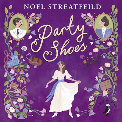 Party Shoes – omslag til lydbogen af Noel Streatfeild
