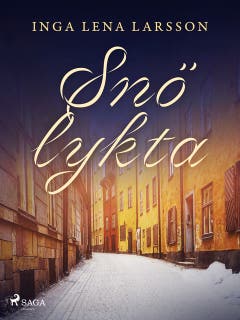 Snölykta – omslag till ljudboken av Inga Lena Larsson