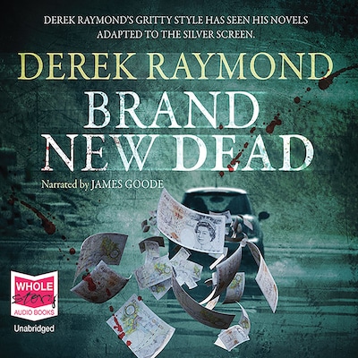 Brand New Dead – omslag til lydbogen af Derek Raymond