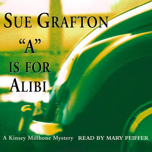 A Is for Alibi – omslag til lydbogen af Sue Grafton