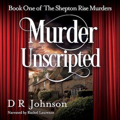Murder Unscripted – omslag til lydbogen af D R Johnson