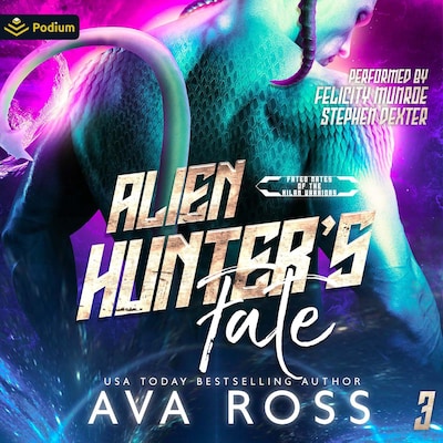 Alien Hunter's Fate – omslag til lydbogen af Ava Ross