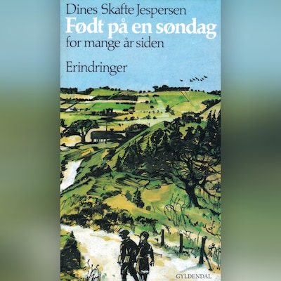 Født på en søndag for mange år siden – omslag til lydbogen af Dines Skafte Jespersen