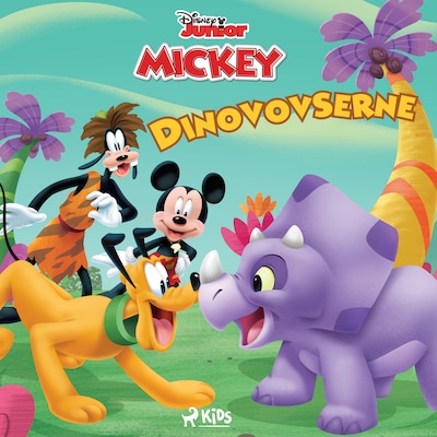 Mickey og Magihuset - Dinovovserne – omslag til lydbogen af Disney