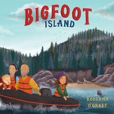 Bigfoot Island – okładka audiobooka, autor Roderick O'Grady