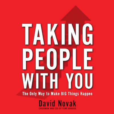 Taking People With You – omslag til lydbogen af David Novak