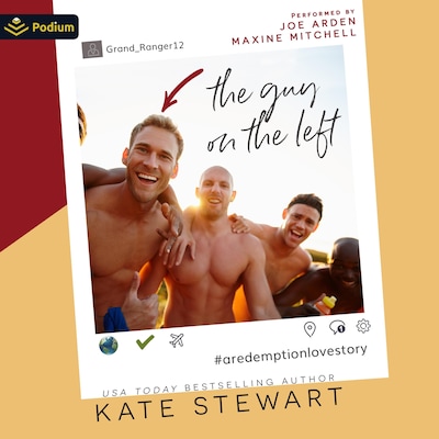 The Guy on the Left – omslag til lydbogen af Kate Stewart