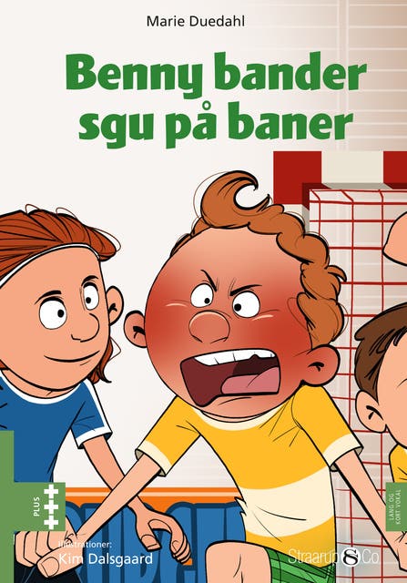Benny bander sgu på baner – omslag til lydbogen af Marie Duedahl