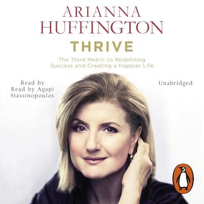 Thrive – omslag til lydbogen af Arianna Huffington