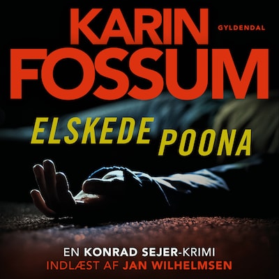 Elskede Poona – omslag til lydbogen af Karin Fossum