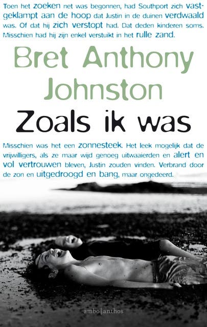 Zoals ik was – omslag van het luisterboek van Bret Anthony Johnston