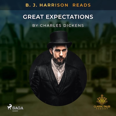 B. J. Harrison Reads Great Expectations – omslag til lydbogen af Charles Dickens