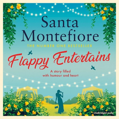 Flappy Entertains – omslag til lydbogen af Santa Montefiore