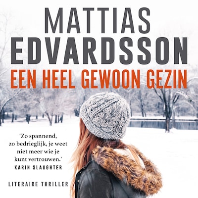 Een heel gewoon gezin – omslag van het luisterboek van Mattias Edvardsson