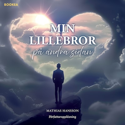 Min lillebror på andra sidan – omslag till ljudboken av Mathias Hansson
