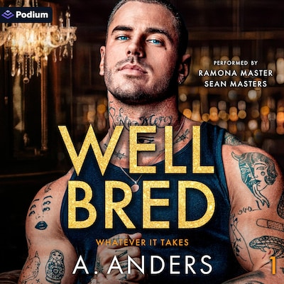 Well Bred – omslag til lydbogen af Adriana Anders