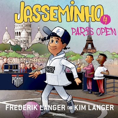 Jasseminho 4 - Paris Open – omslag til lydbogen af Kim Langer, Frederik Langer