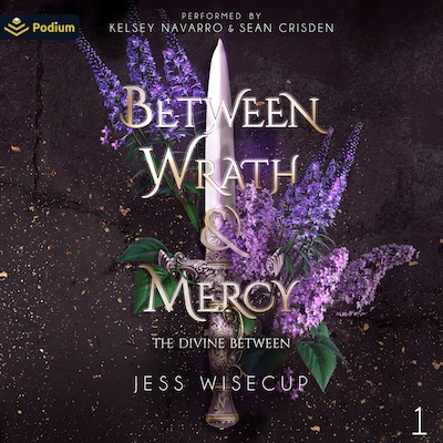 Between Wrath and Mercy – omslag til lydbogen af Jess Wisecup