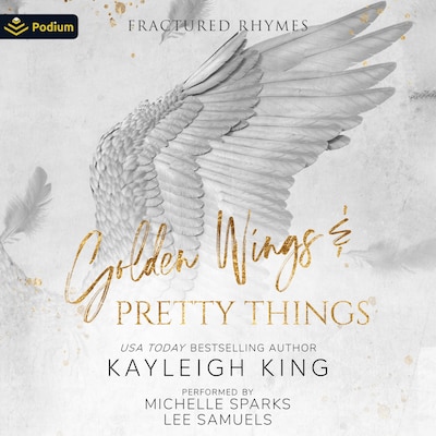 Golden Wings & Pretty Things – omslag til lydbogen af Kayleigh King