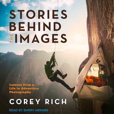 Stories Behind the Images – omslag til lydbogen af Corey Rich