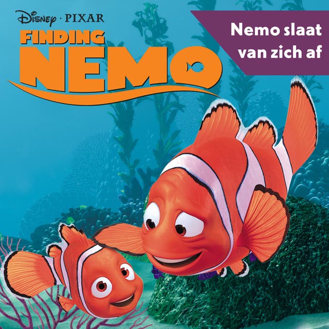 Finding Nemo - Nemo slaat van zich af – omslag van het luisterboek van Disney Pixar