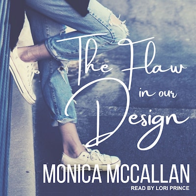 The Flaw in Our Design – omslag til lydbogen af Monica McCallan