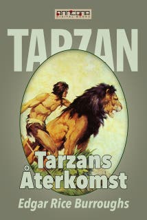 Tarzans Återkomst – omslag till ljudboken av Edgar Rice Burroughs