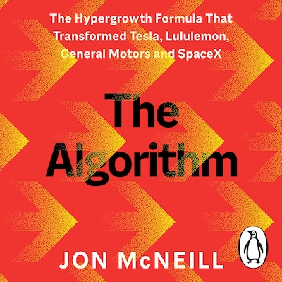The Algorithm – omslag til lydbogen af Jon McNeill