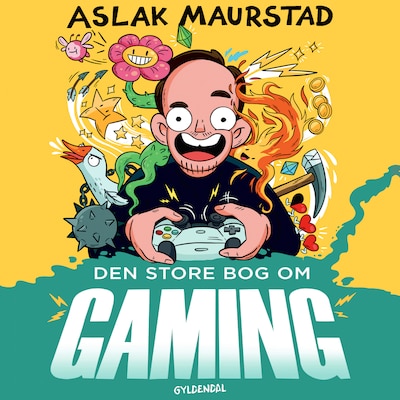 Den store bog om gaming – omslag til lydbogen af Aslak Maurstad