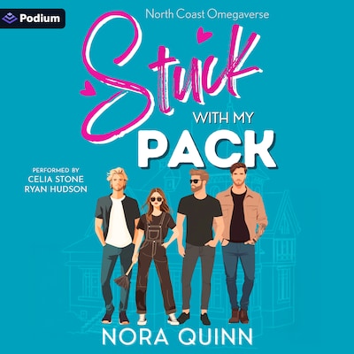 Stuck with My Pack – omslag til lydbogen af Nora Quinn