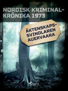 Äktenskapssvindlaren Auervaara – omslag till ljudboken av Diverse