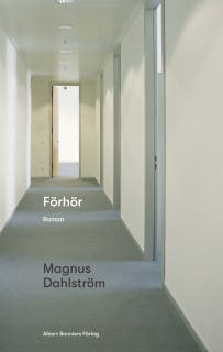 Förhör – omslag till ljudboken av Magnus Dahlström
