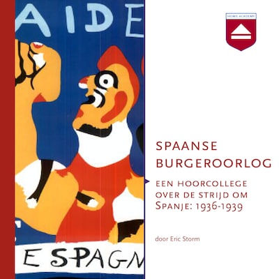 Spaanse Burgeroorlog – omslag van het luisterboek van Eric Storm