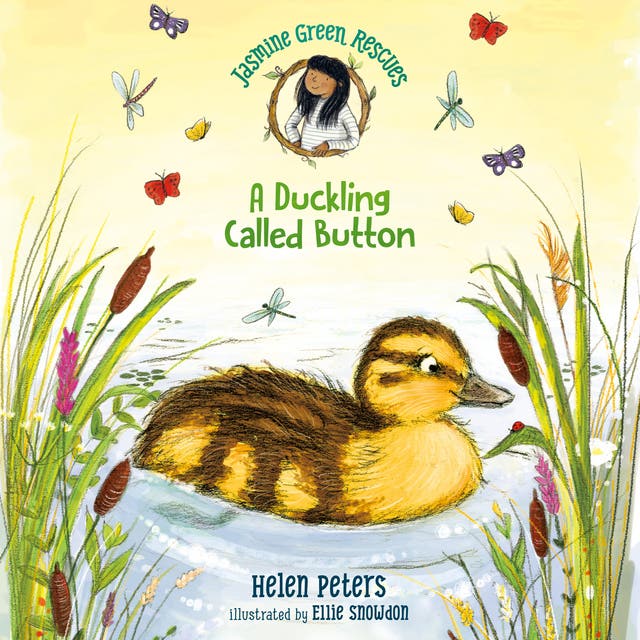 Jasmine Green Rescues: A Duckling Called Button – omslag til lydbogen af Helen Peters