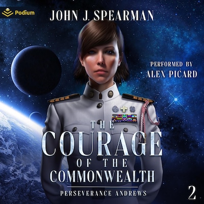 The Courage of the Commonwealth – omslag til lydbogen af John Spearman