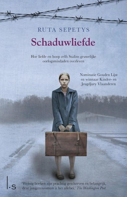 Schaduwliefde: hoe liefde en hoop zelfs Stalins gruwelijke oorlogsmisdaden overleven – omslag van het luisterboek van Ruta Sepetys