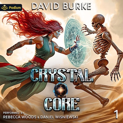 Crystal Core – omslag til lydbogen af David Burke