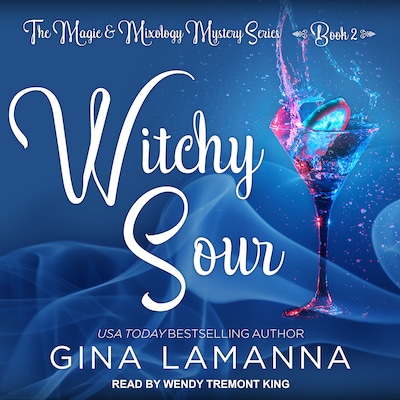 Witchy Sour – omslag til lydbogen af Gina LaManna